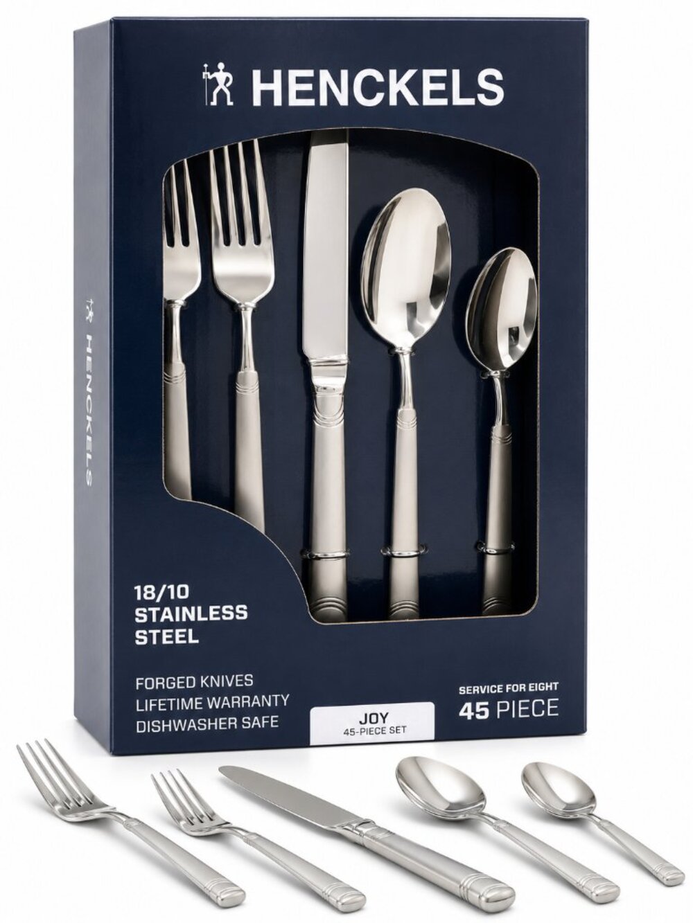 J.A. Henckels International Flatware Set, Joy 45pc, 18/10